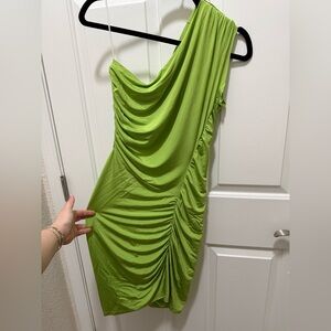 Atlein x RTR One Shoulder Dress - M